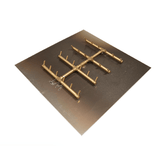 Square Tree-Style Brass Burner/Square Plate - CFBST240